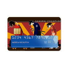 Load image into Gallery viewer, Anime Samurai Champloo Credit Card Skins (4-in-1 Pack)
