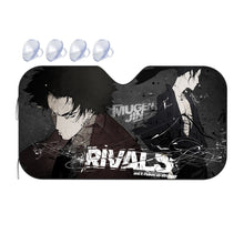 Load image into Gallery viewer, Anime Samurai Champloor Car Sunshade
