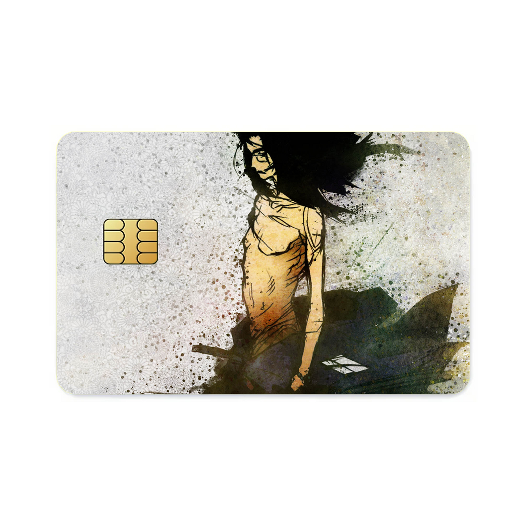 Anime Samurai Champloor Credit Card Skins (4-in-1 Pack)