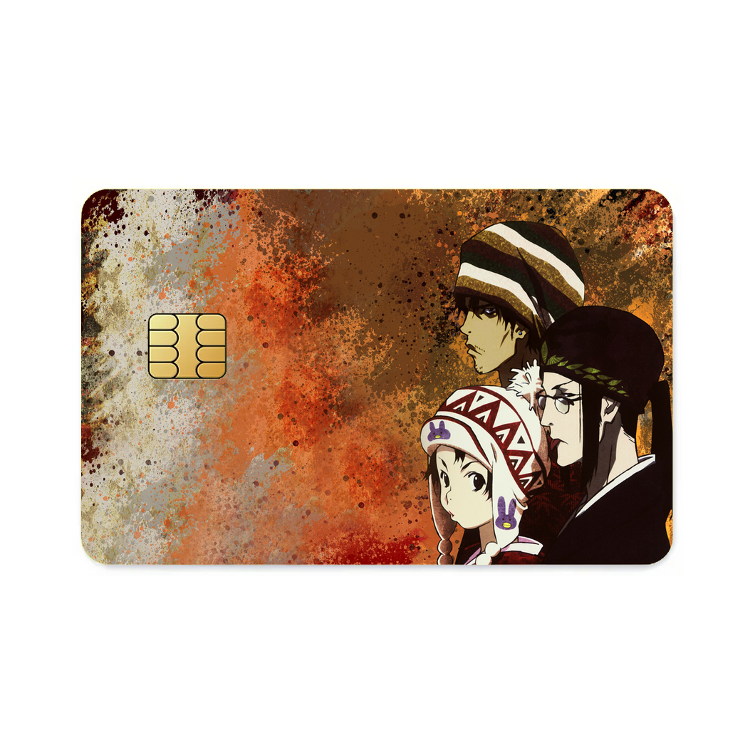 Anime Samurai Champloor Credit Card Skins (4-in-1 Pack)