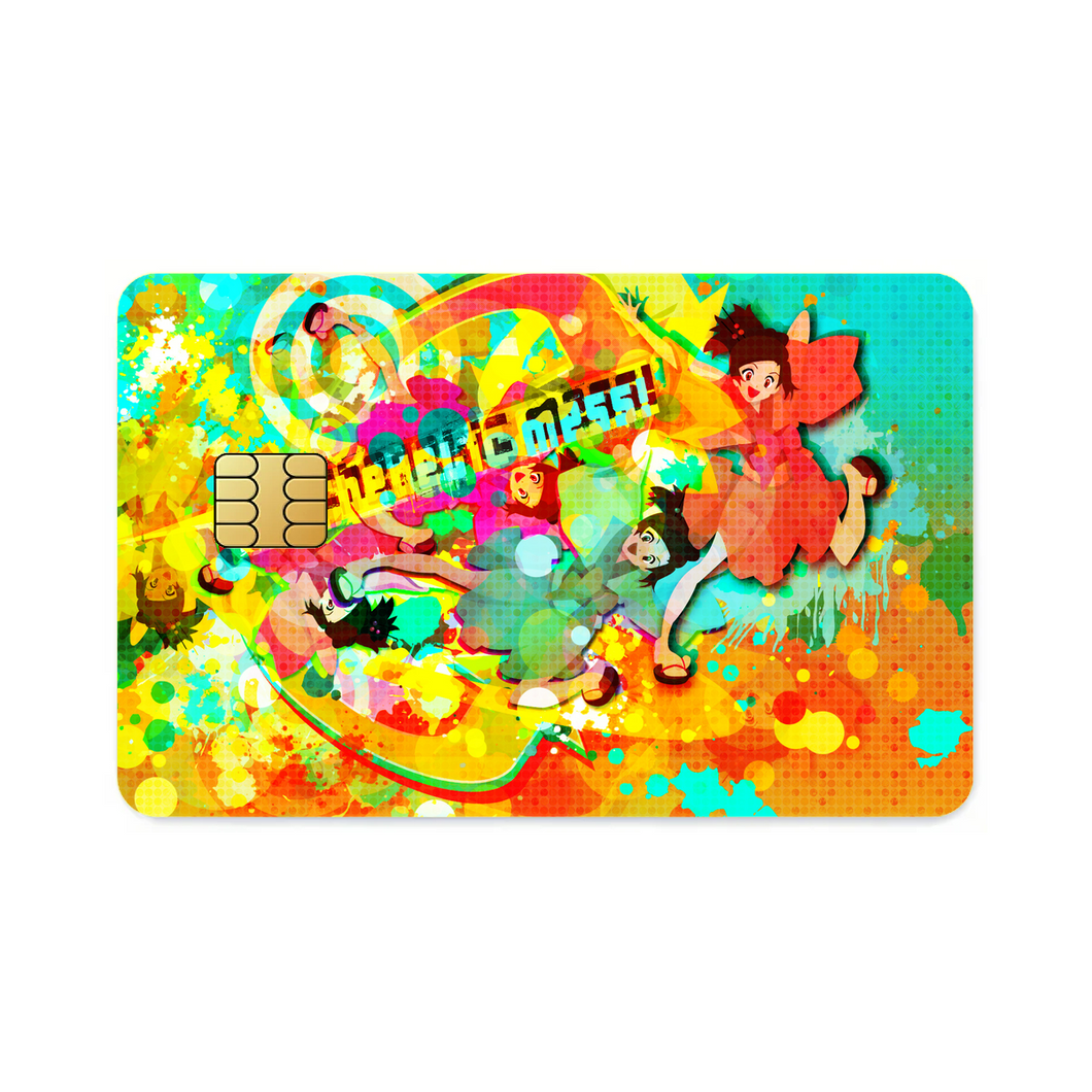 Anime Samurai Champloor Credit Card Skins (4-in-1 Pack)