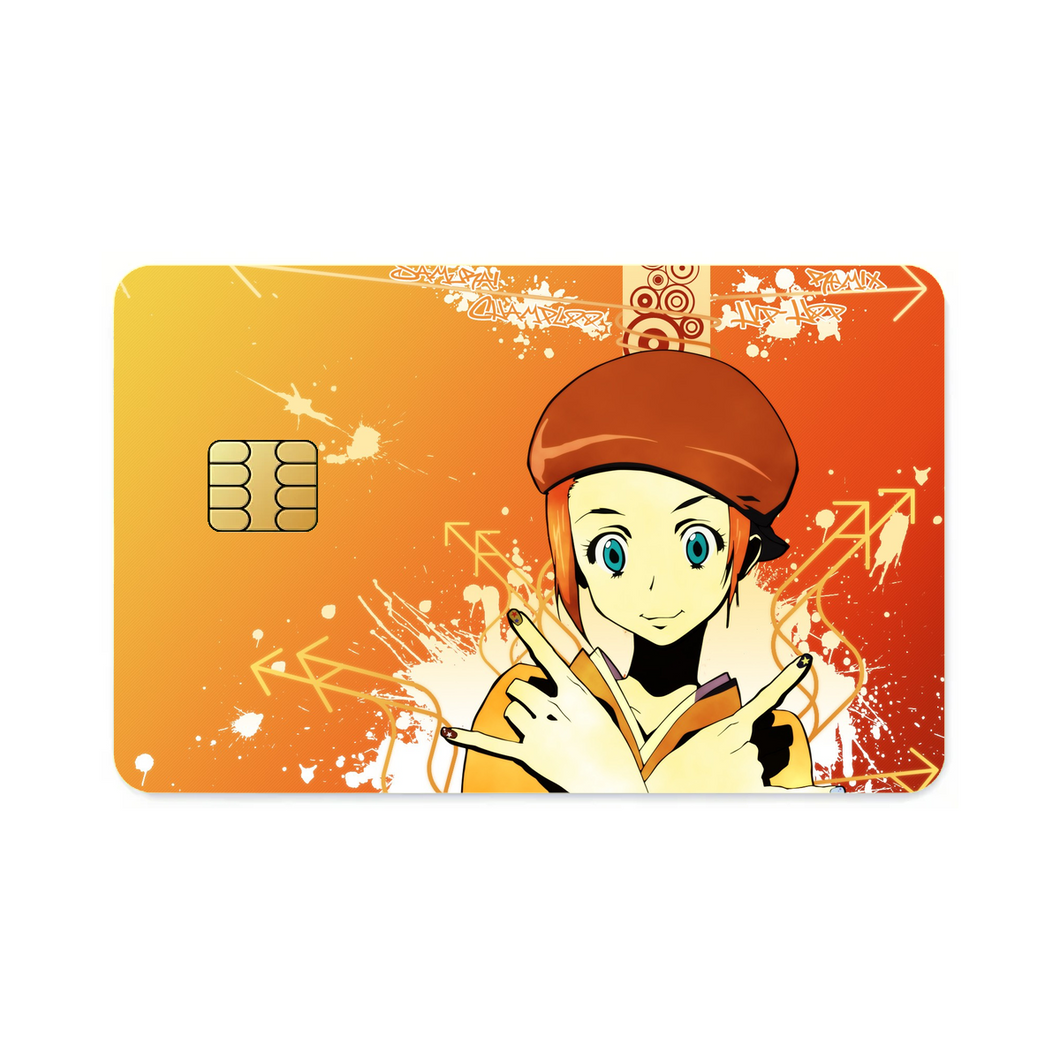 Anime Samurai Champloor Credit Card Skins (4-in-1 Pack)