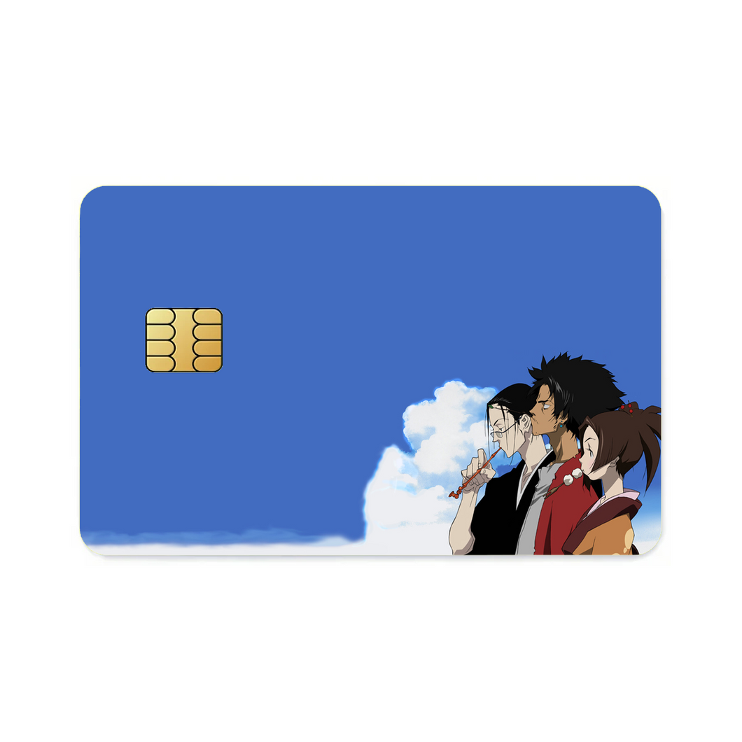 Anime Samurai Champloor Credit Card Skins (4-in-1 Pack)