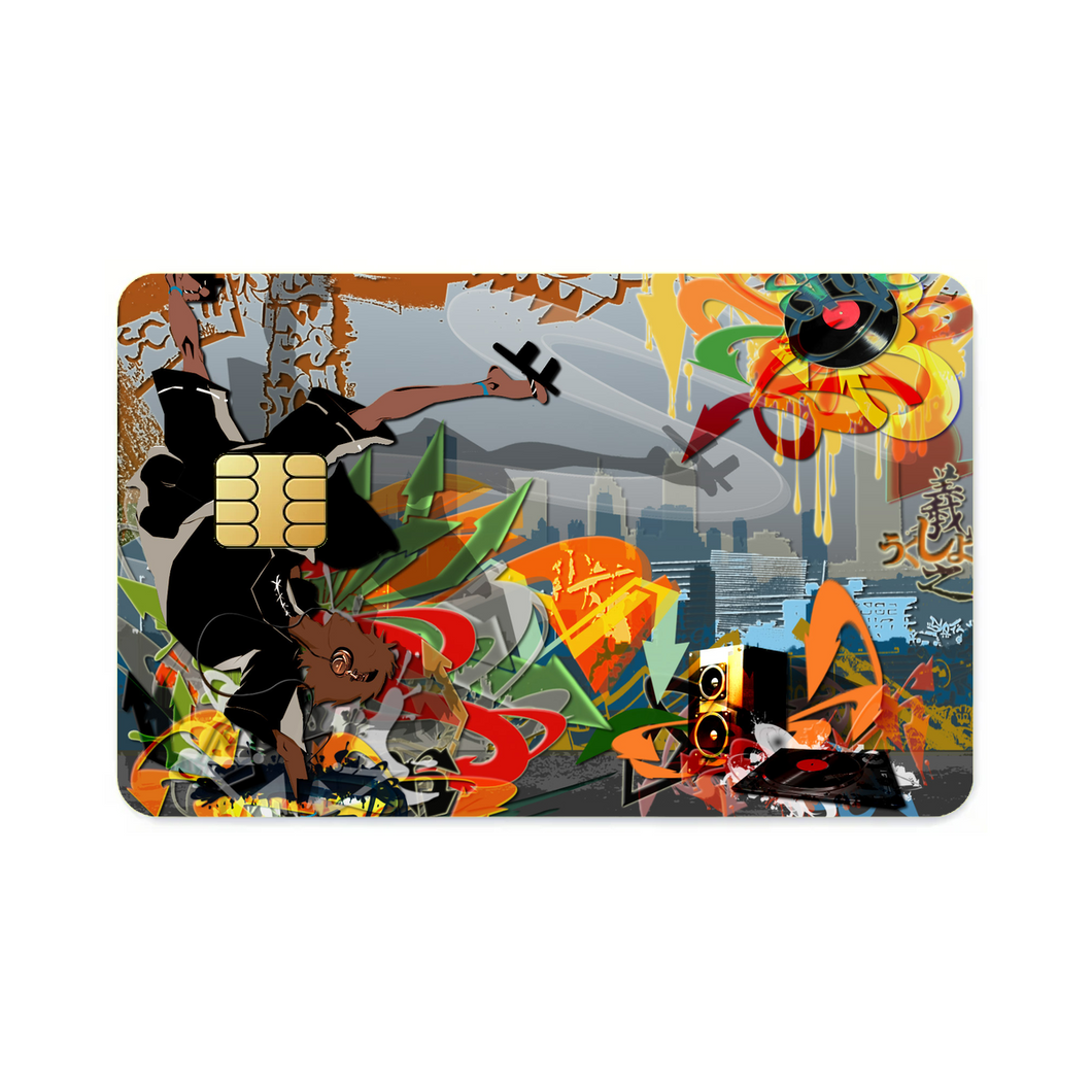 Anime Samurai Champloor Credit Card Skins (4-in-1 Pack)