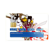 Load image into Gallery viewer, Anime Samurai Champloor Credit Card Skins (4-in-1 Pack)
