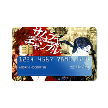 Load image into Gallery viewer, Anime Samurai Champloor Credit Card Skins (4-in-1 Pack)
