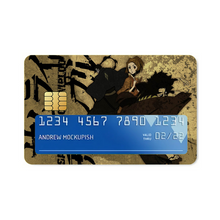 Load image into Gallery viewer, Anime Samurai Champloor Credit Card Skins (4-in-1 Pack)
