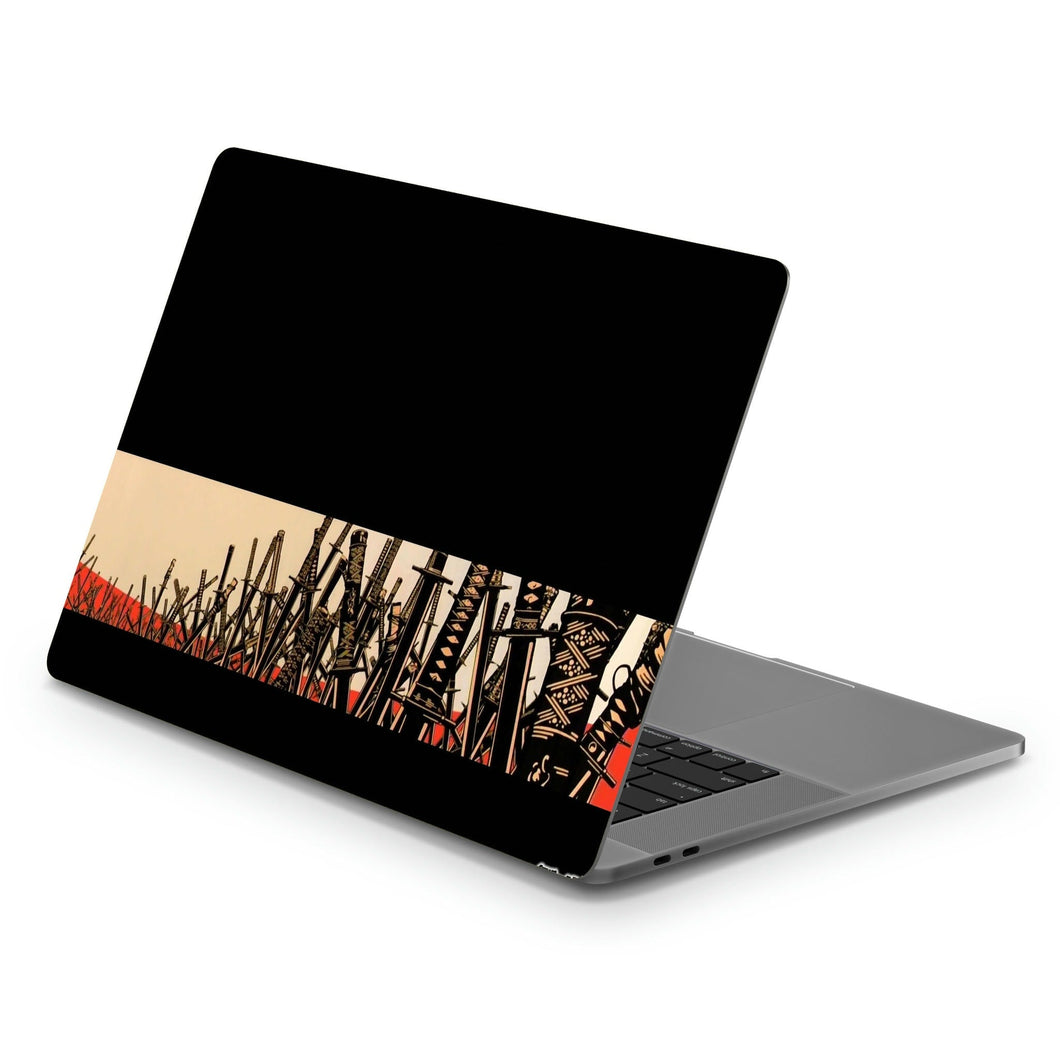 Anime Samurai Champloor Macbook Skin