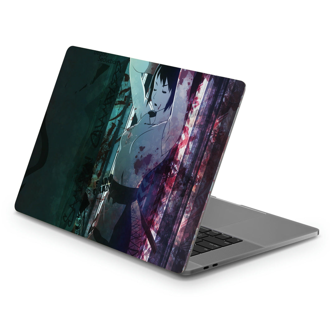 Anime Samurai Champloor Macbook Skin