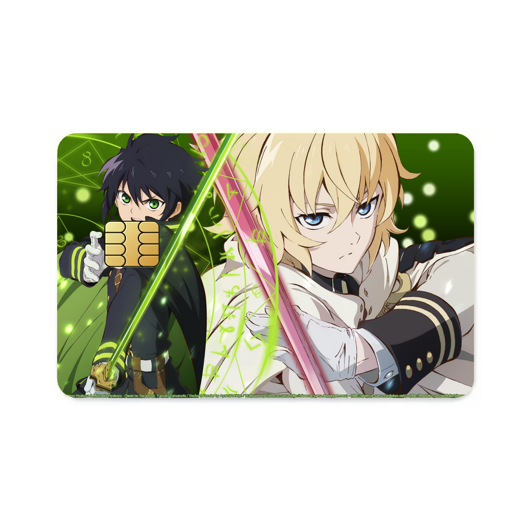 Anime Seraph of the End Credit Card Skins (4-in-1 Pack)