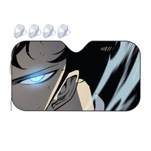 Load image into Gallery viewer, Anime Solo Leveling Car Sunshade
