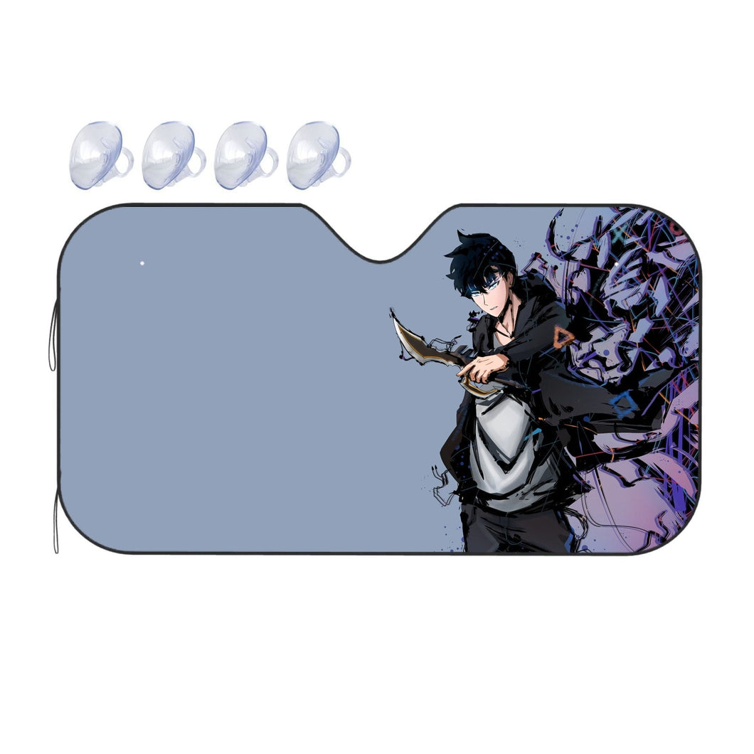 Anime Solo Leveling Car Sunshade