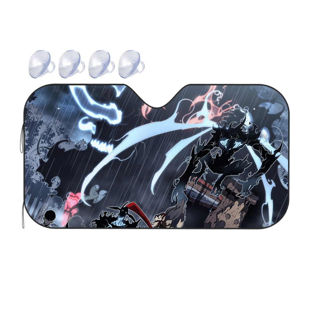 Anime Solo Leveling Car Sunshade