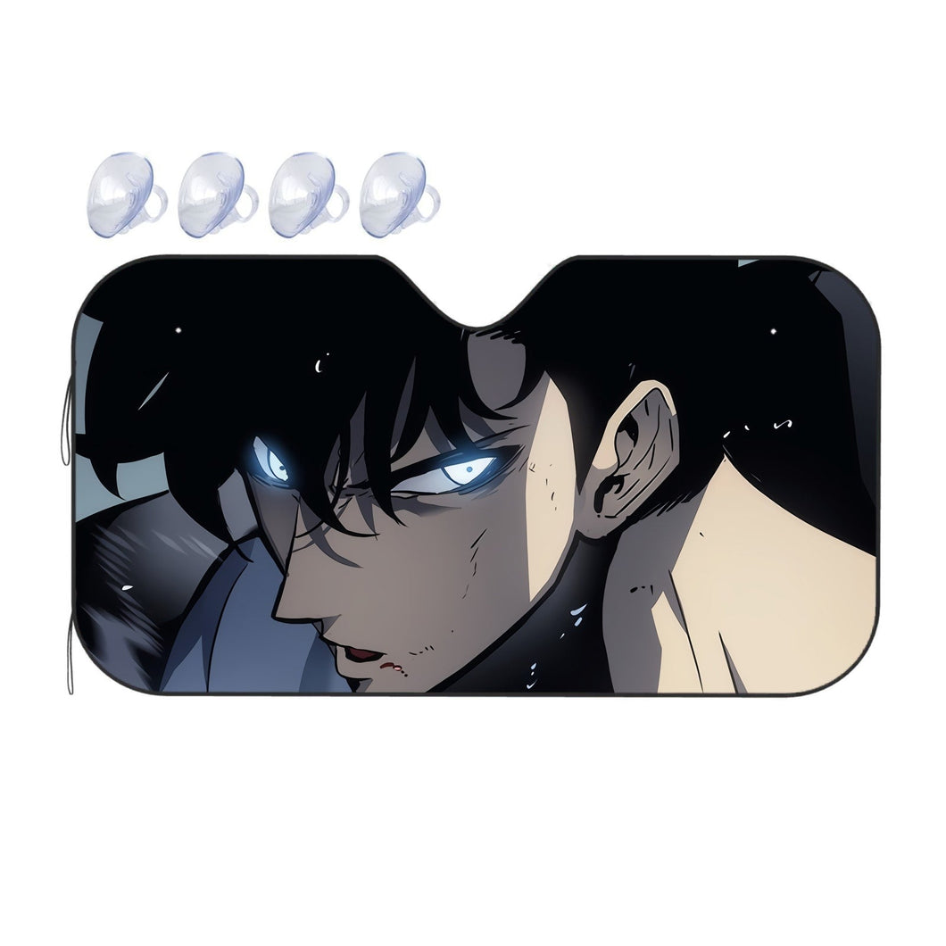 Anime Solo Leveling Car Sunshade