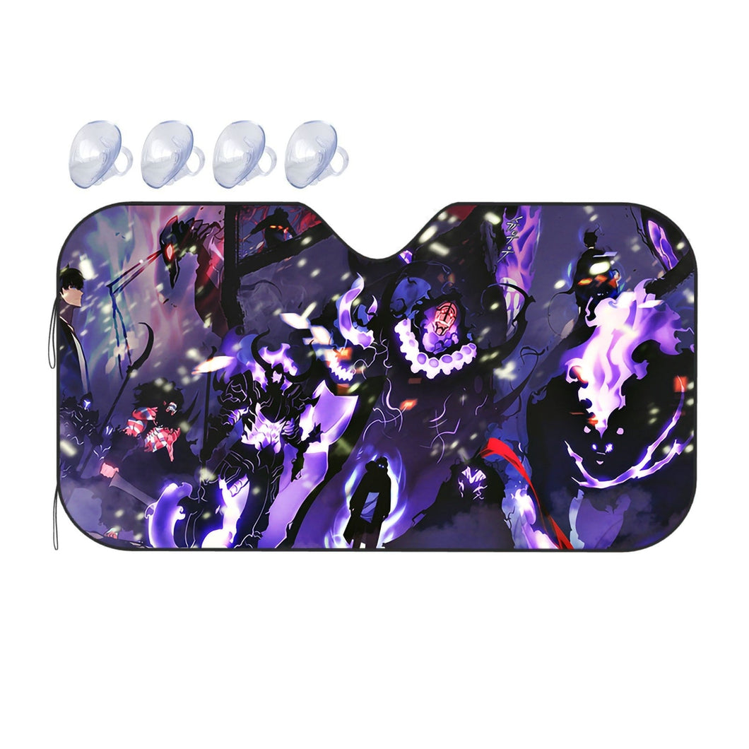 Anime Solo Leveling Car Sunshade
