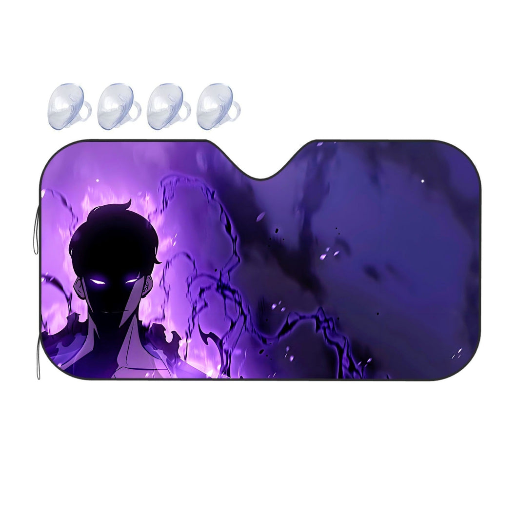 Anime Solo Leveling Car Sunshade