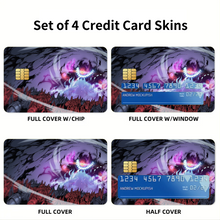 Load image into Gallery viewer, Anime Solo Leveling Credit Card Skins (4-in-1 Pack)
