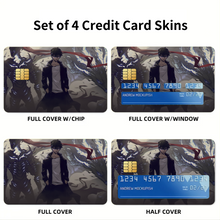 Load image into Gallery viewer, Anime Solo Leveling  Credit Card Skins (4-in-1 Pack)
