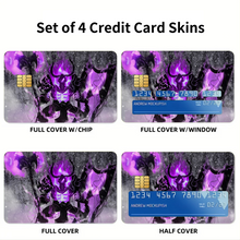 Load image into Gallery viewer, Anime Solo Leveling  Credit Card Skins (4-in-1 Pack)
