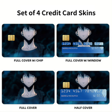 Load image into Gallery viewer, Anime Solo Leveling Credit Card Skins (4-in-1 Pack)
