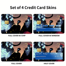 Load image into Gallery viewer, Anime Solo Leveling Credit Card Skins (4-in-1 Pack)
