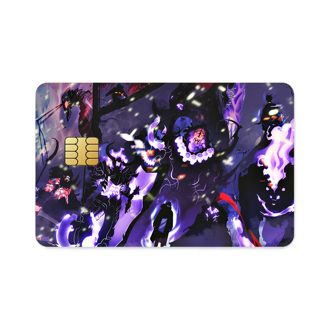 Anime Solo Leveling Credit Card Skins (4-in-1 Pack)