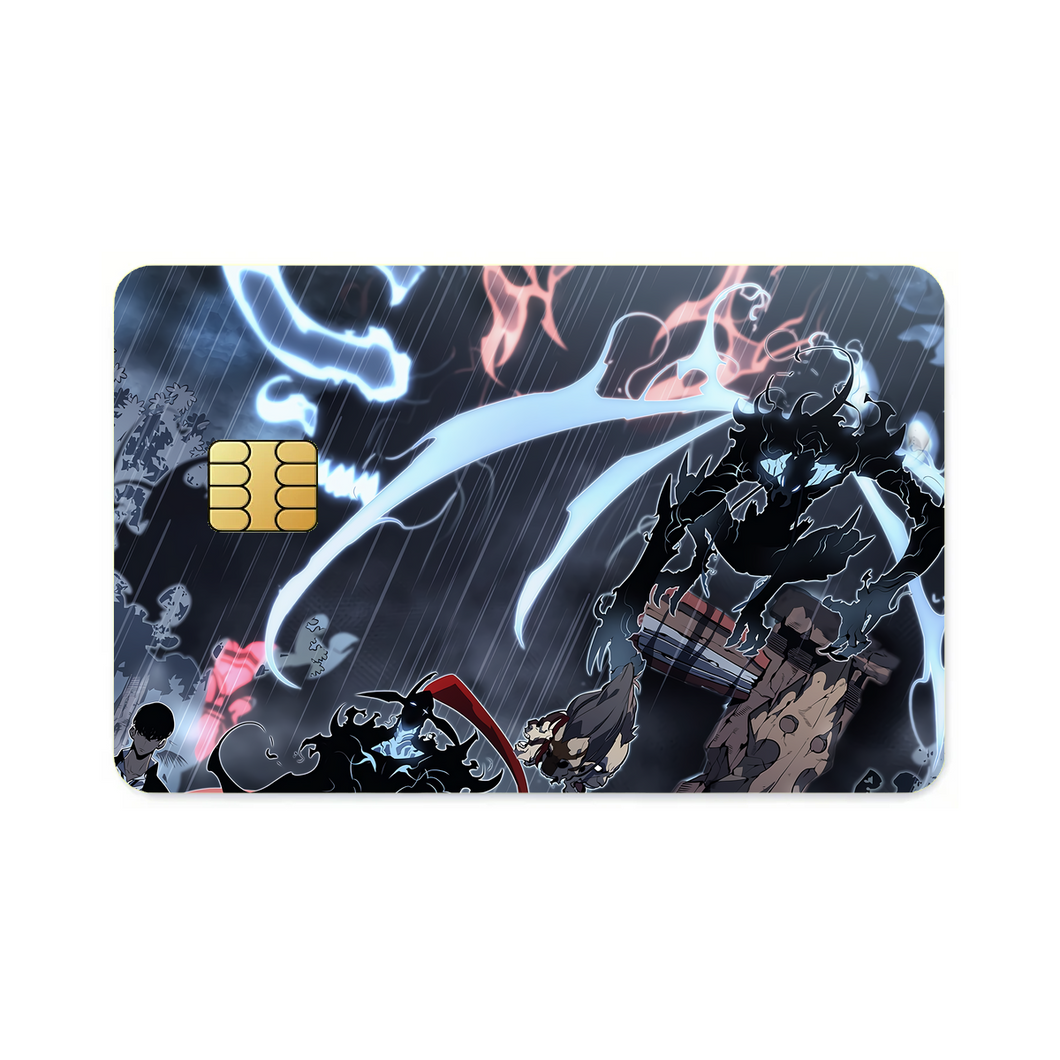 Anime Solo Leveling Credit Card Skins (4-in-1 Pack)