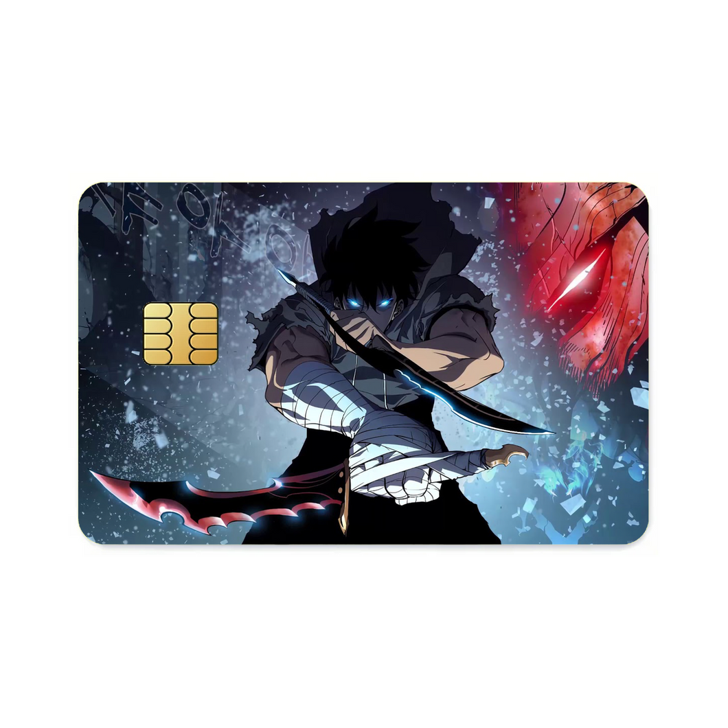 Anime Solo Leveling Credit Card Skins (4-in-1 Pack)