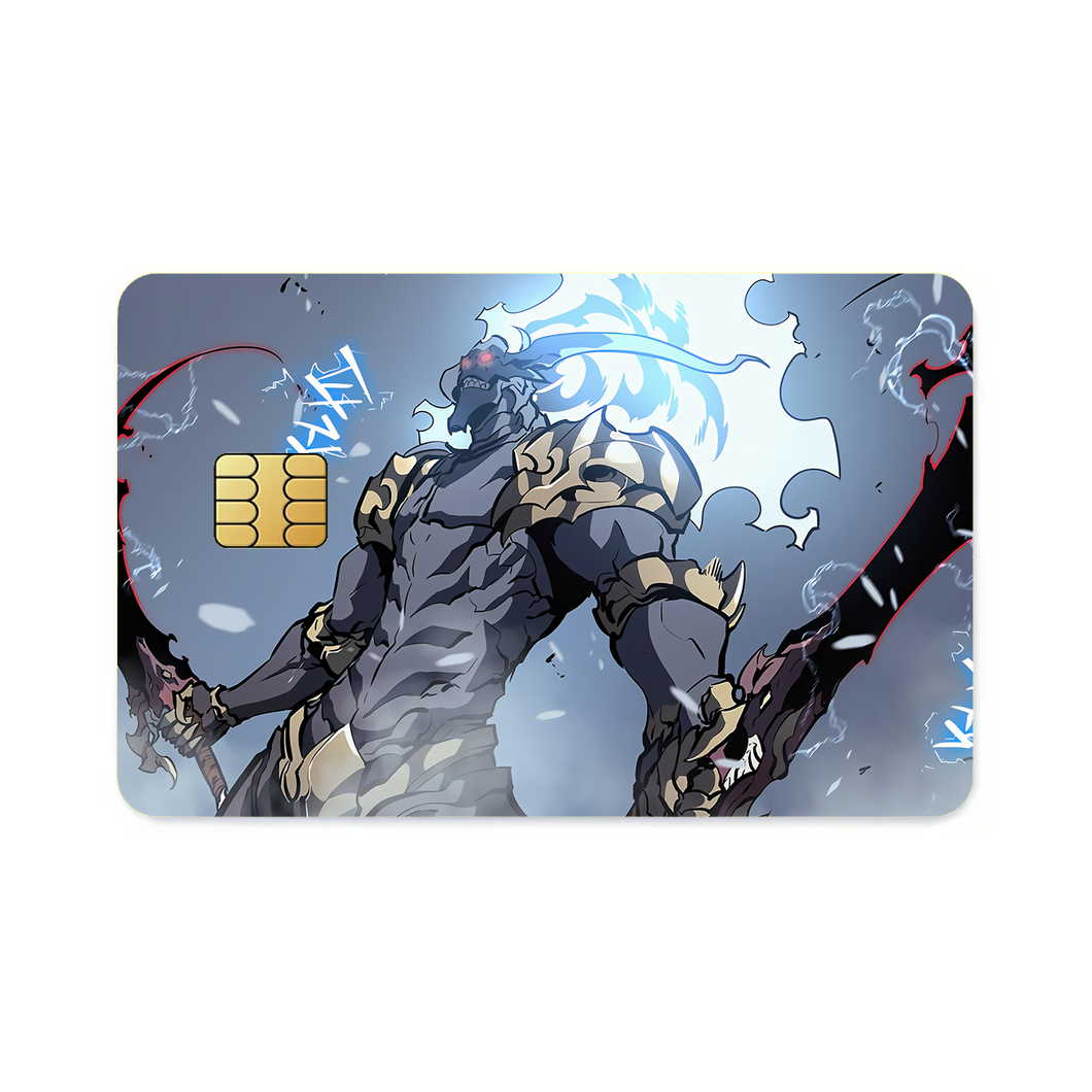 Anime Solo Leveling Credit Card Skins (4-in-1 Pack)