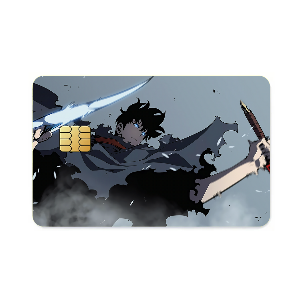 Anime Solo Leveling Credit Card Skins (4-in-1 Pack)