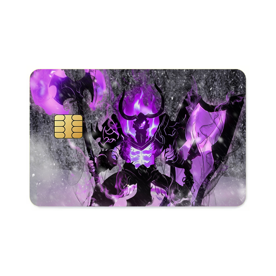 Anime Solo Leveling  Credit Card Skins (4-in-1 Pack)