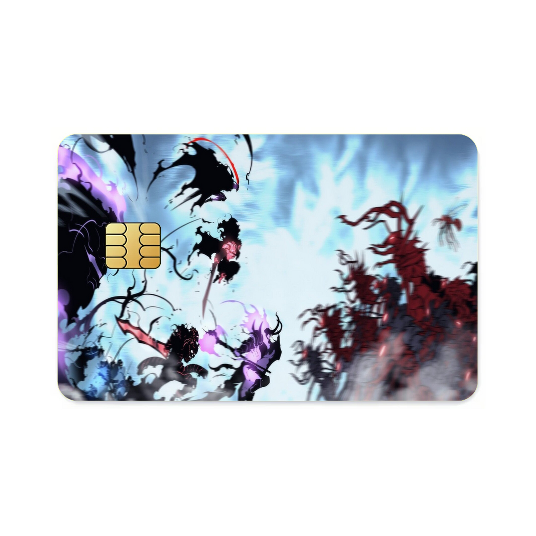 Anime Solo Leveling Credit Card Skins (4-in-1 Pack)