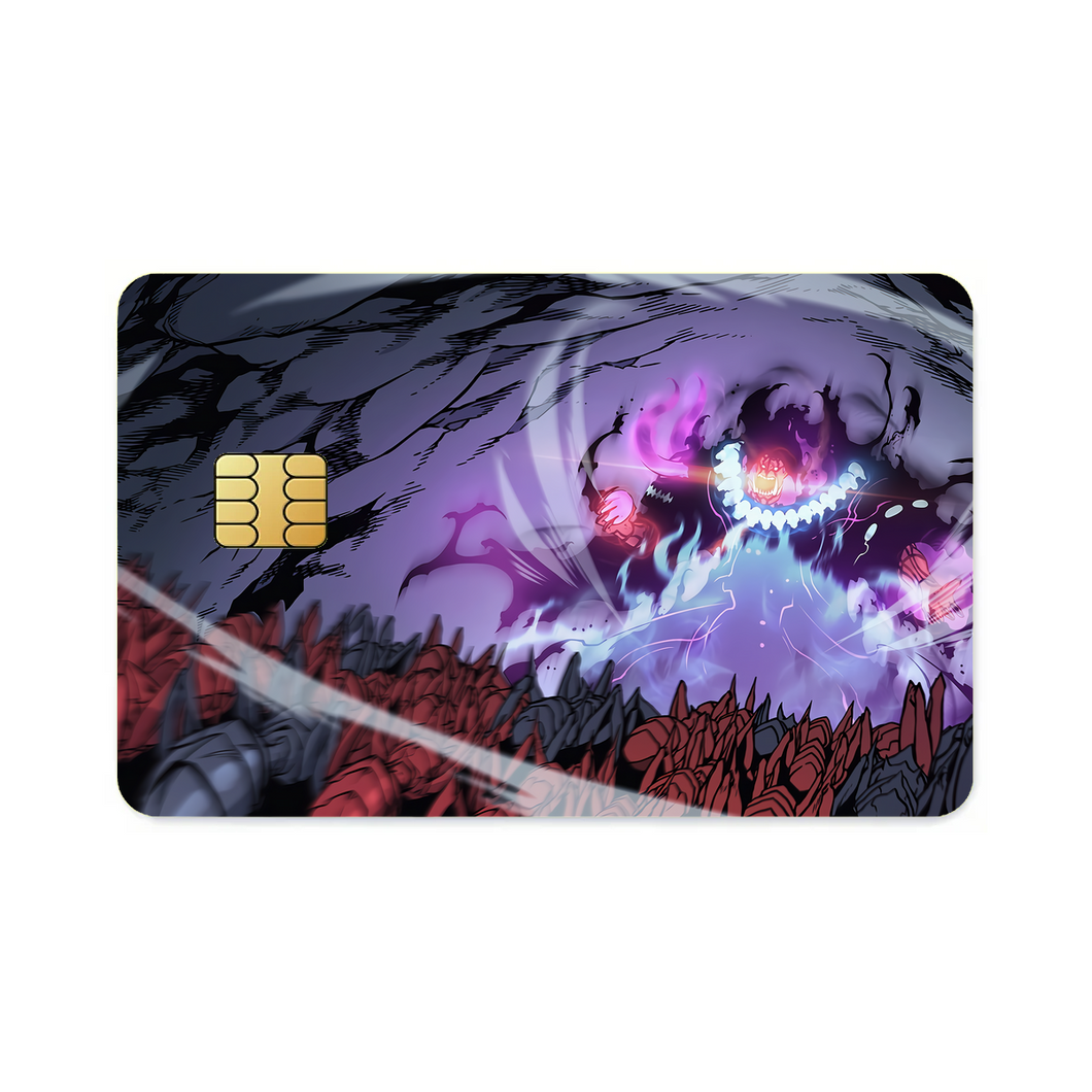 Anime Solo Leveling Credit Card Skins (4-in-1 Pack)
