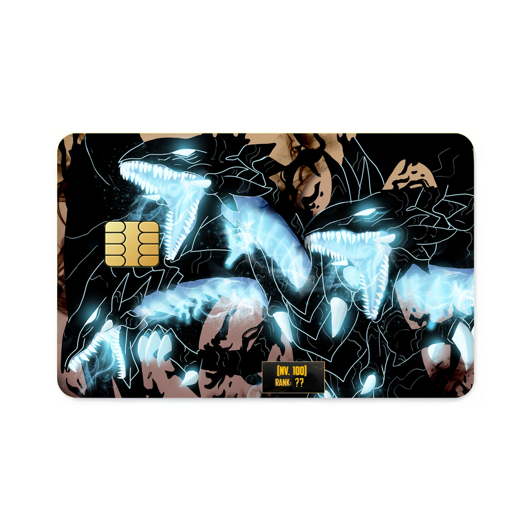 Anime Solo Leveling  Credit Card Skins (4-in-1 Pack)