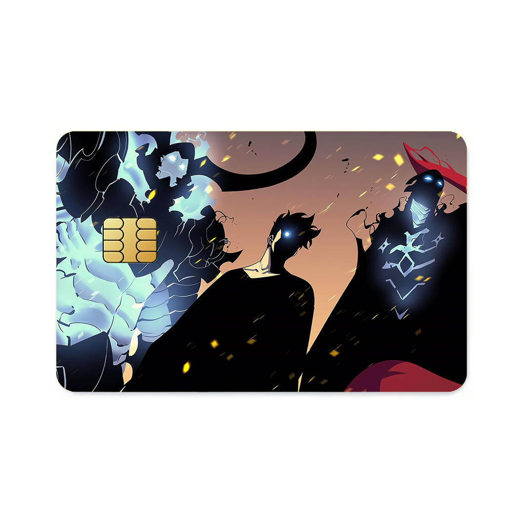 Anime Solo Leveling Credit Card Skins (4-in-1 Pack)