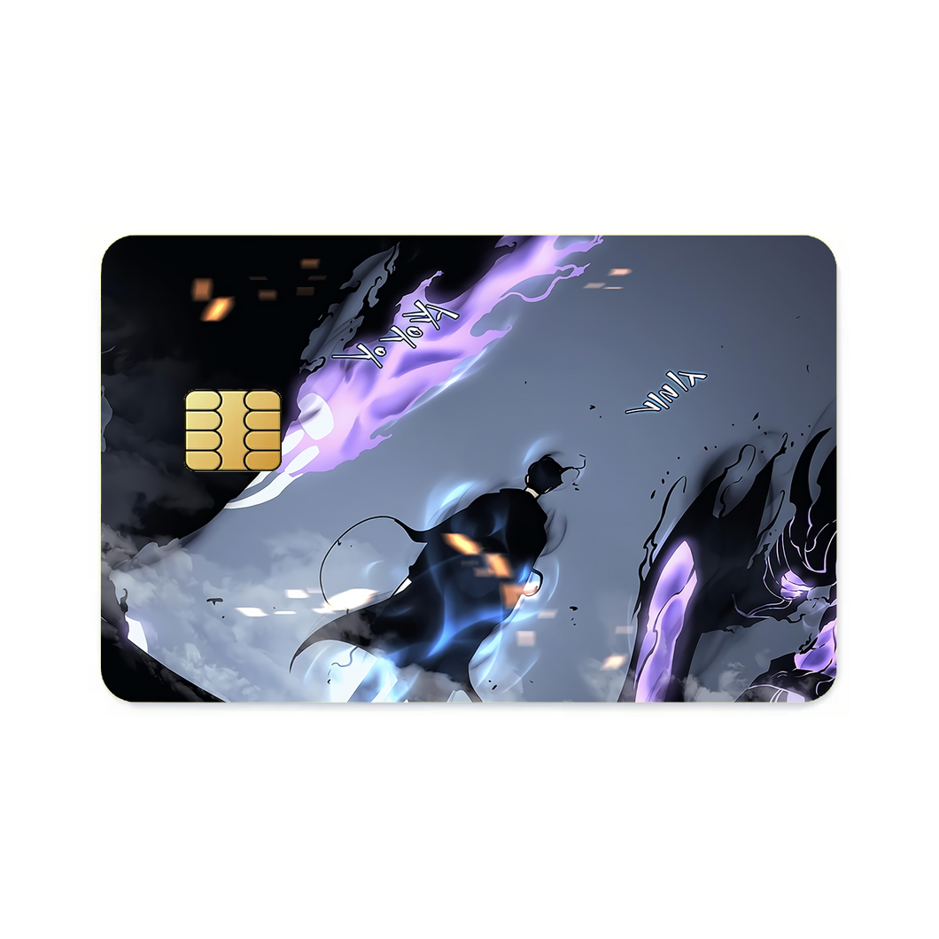 Anime Solo Leveling Credit Card Skins (4-in-1 Pack)