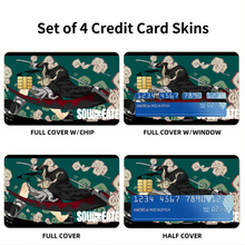 Load image into Gallery viewer, Anime Soul Eater Credit Card Skins (4-in-1 Pack)

