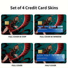 Load image into Gallery viewer, Anime Soul Eaterr Credit Card Skins (4-in-1 Pack)

