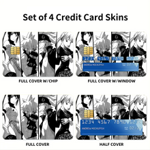 Load image into Gallery viewer, Anime Soul Eaterr Credit Card Skins (4-in-1 Pack)
