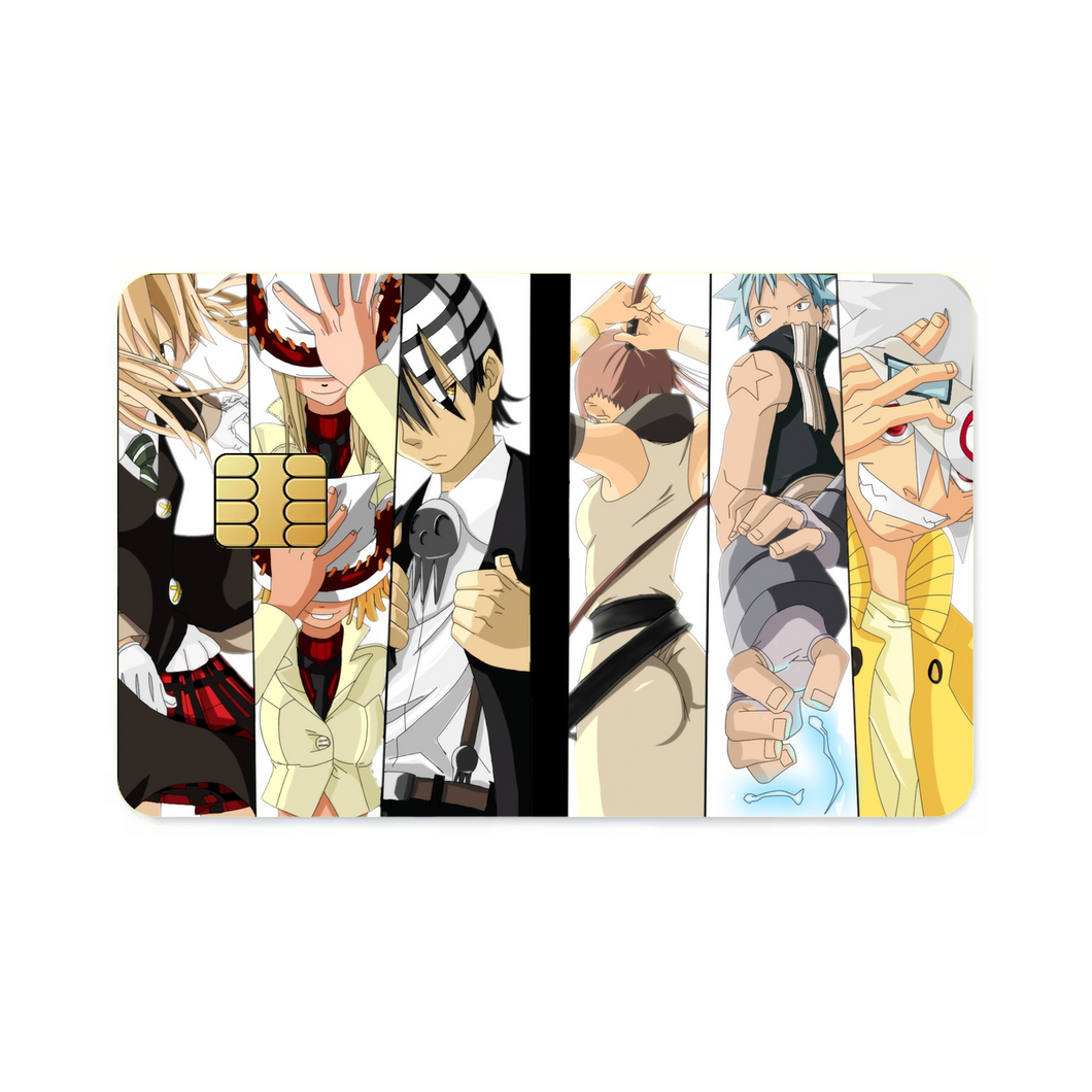 Anime Soul Eaterr Credit Card Skins (4-in-1 Pack)