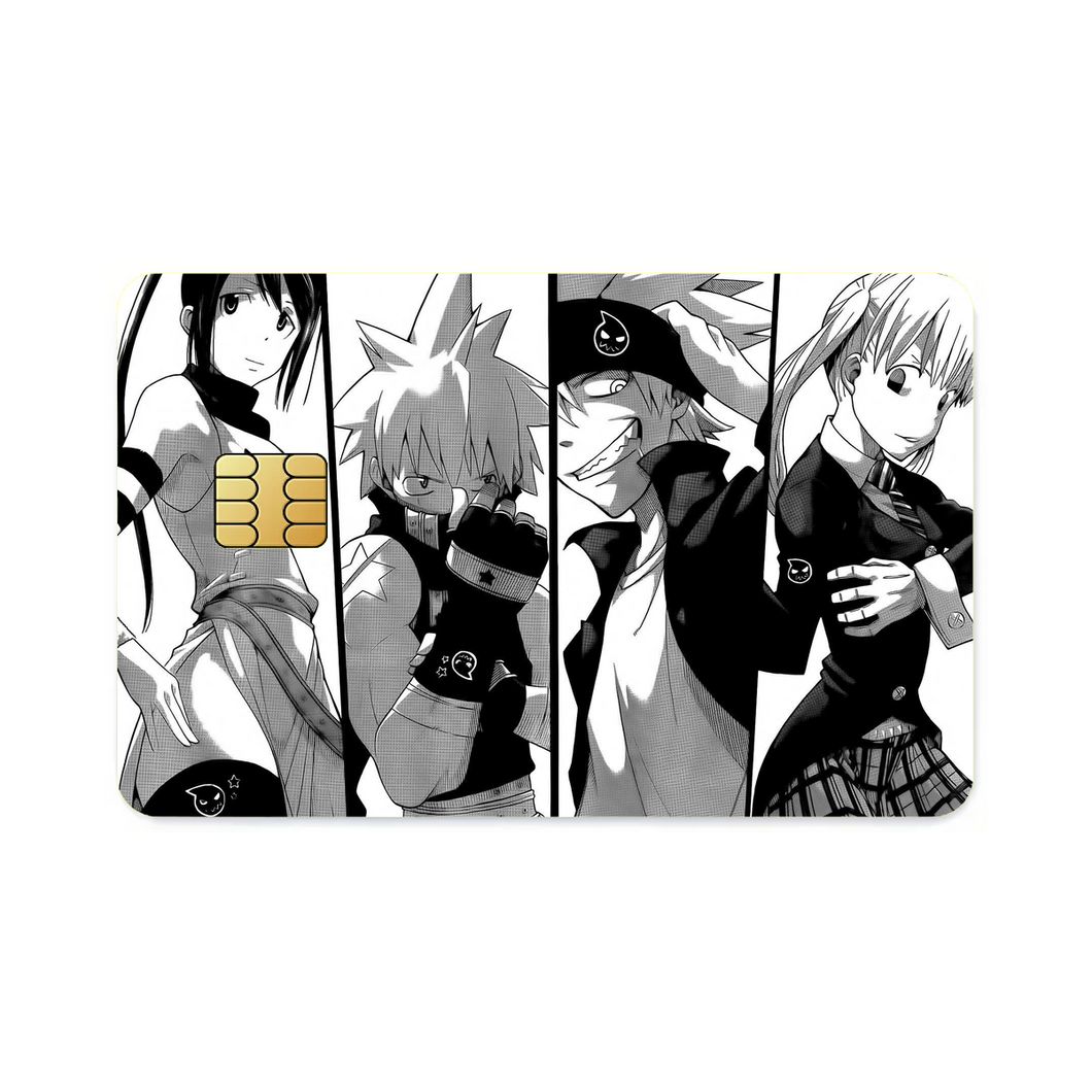 Anime Soul Eaterr Credit Card Skins (4-in-1 Pack)