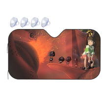 Load image into Gallery viewer, Anime Spirited Away Car Sunshade
