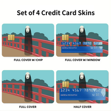 Load image into Gallery viewer, Anime Spirited Away Credit Card Skins (4-in-1 Pack)
