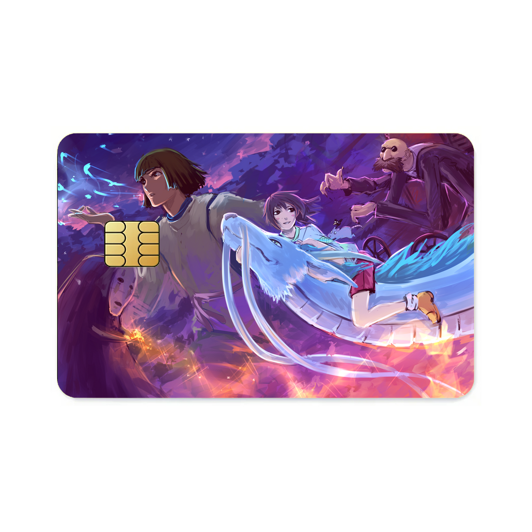 Anime Spirited Away Credit Card Skins (4-in-1 Pack)