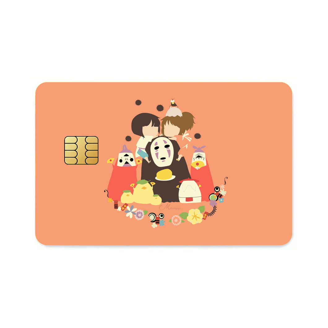 Anime Spirited Away  Credit Card Skins (4-in-1 Pack)