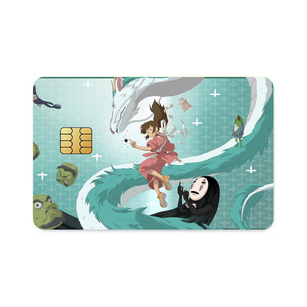 Anime Spirited Away  Credit Card Skins (4-in-1 Pack)
