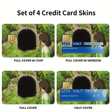Load image into Gallery viewer, Anime Spirited Awayr Credit Card Skins (4-in-1 Pack)
