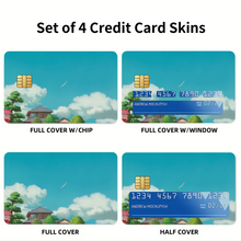 Load image into Gallery viewer, Anime Spirited Awayr Credit Card Skins (4-in-1 Pack)
