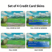 Load image into Gallery viewer, Anime Spirited Awayr Credit Card Skins (4-in-1 Pack)
