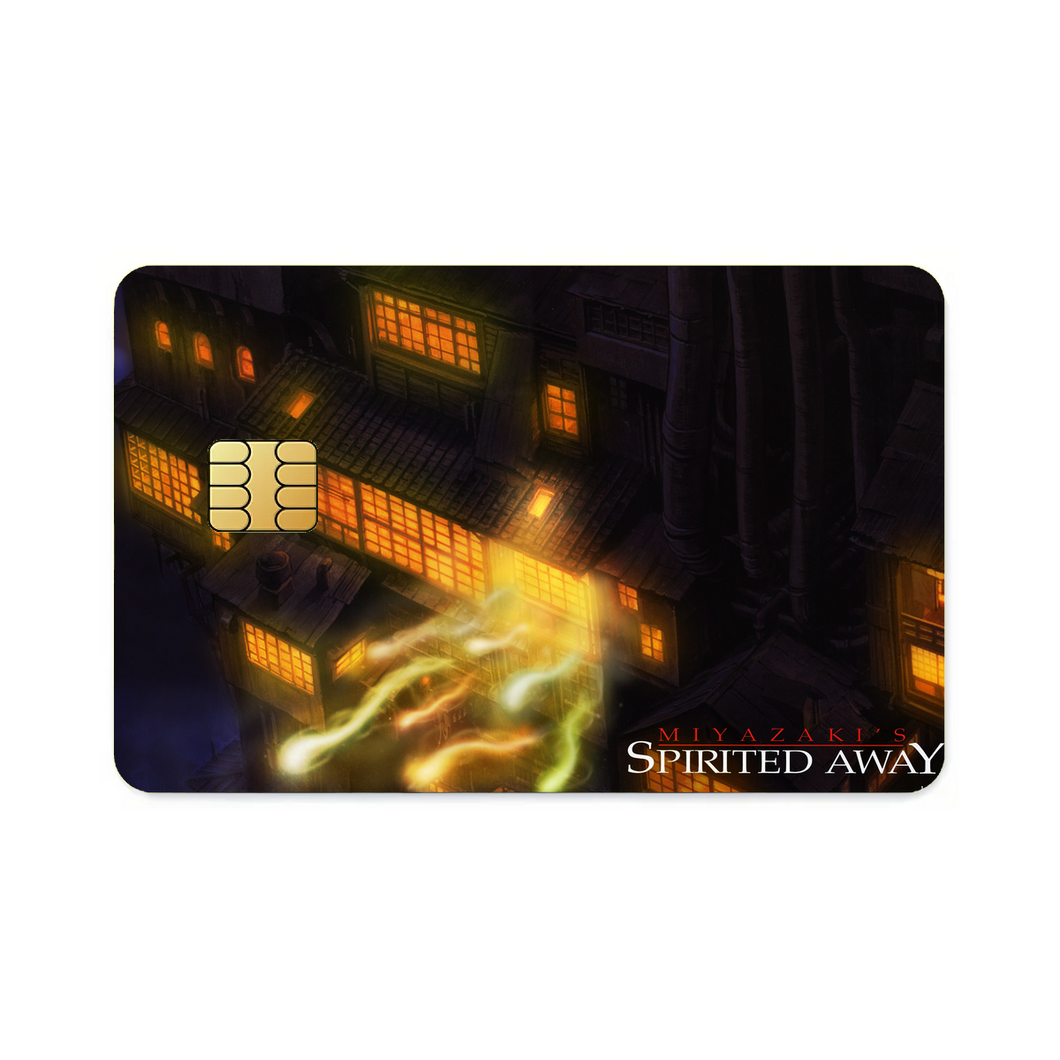 Anime Spirited Awayr Credit Card Skins (4-in-1 Pack)